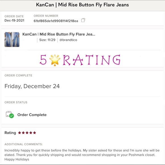STILL INTERESTED RELISTED UNDER JEANS KanCan | Mid Rise Button Fly Flare Jeans - Picture 8 of 16